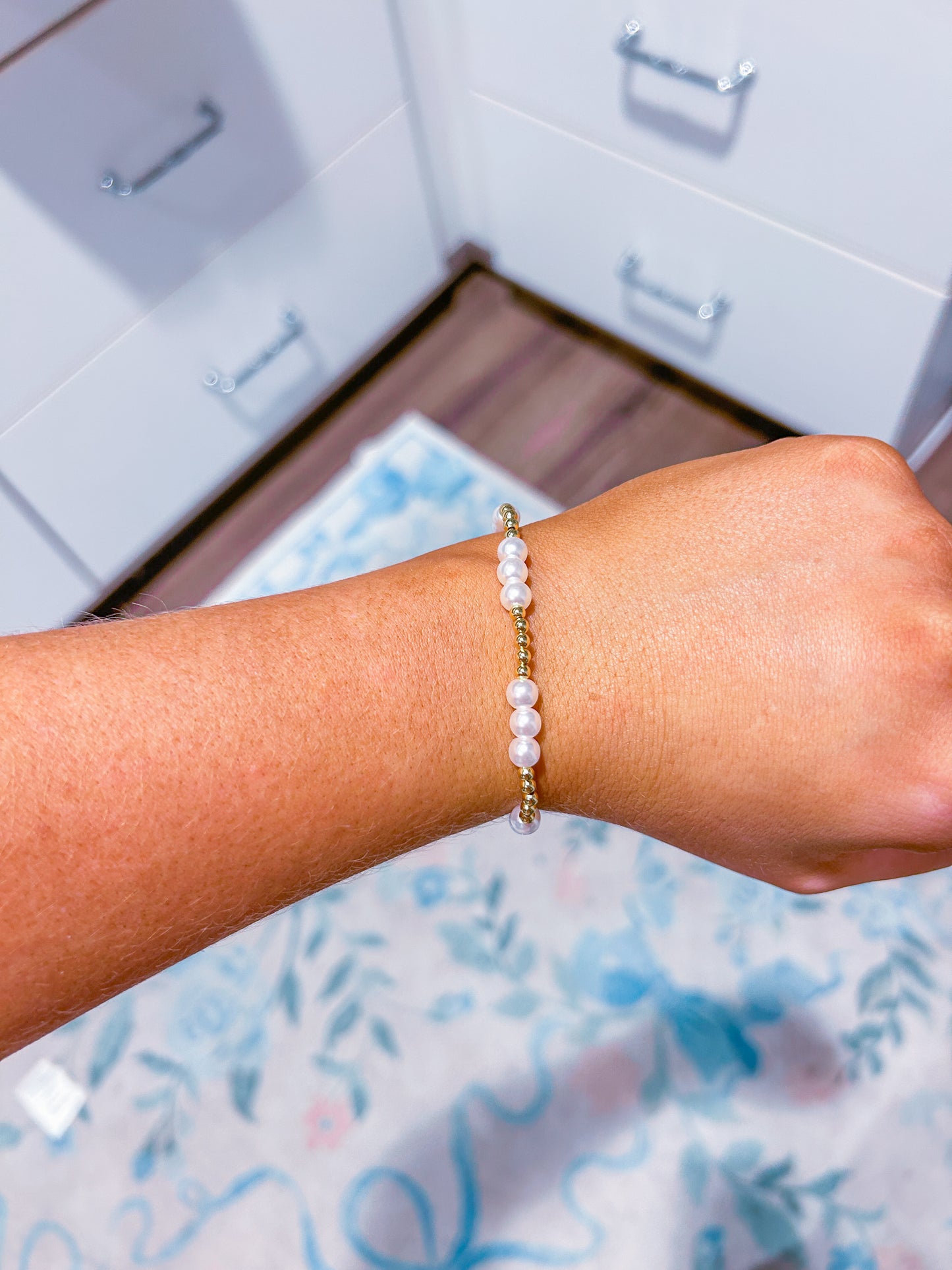 Skipp Bracelet Pearl 4mm