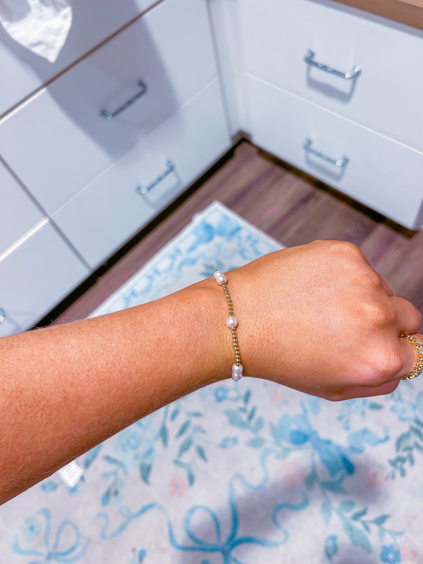 Happy Bracelet Pearl 4mm