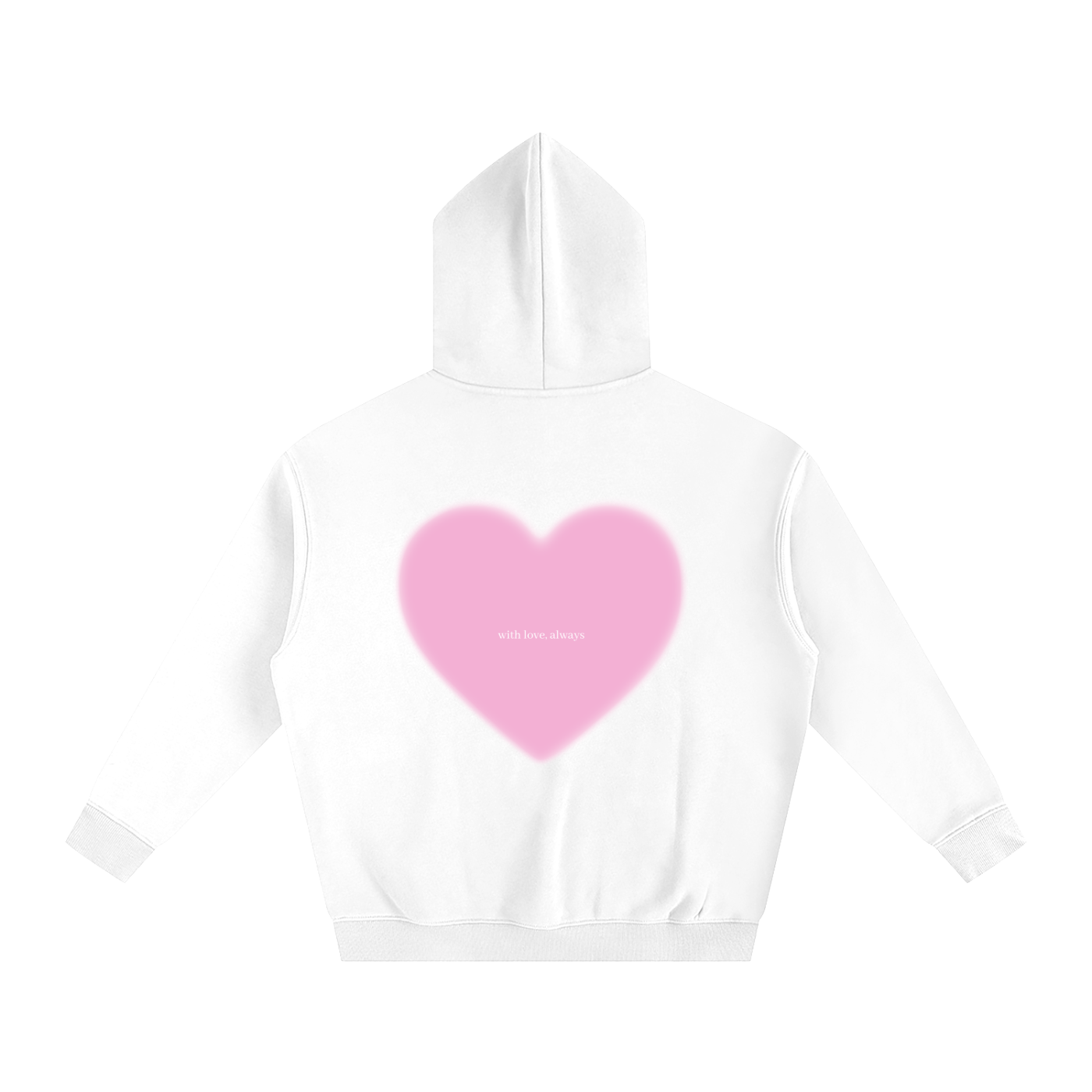 With Love Oversize Fleeced Hoodie