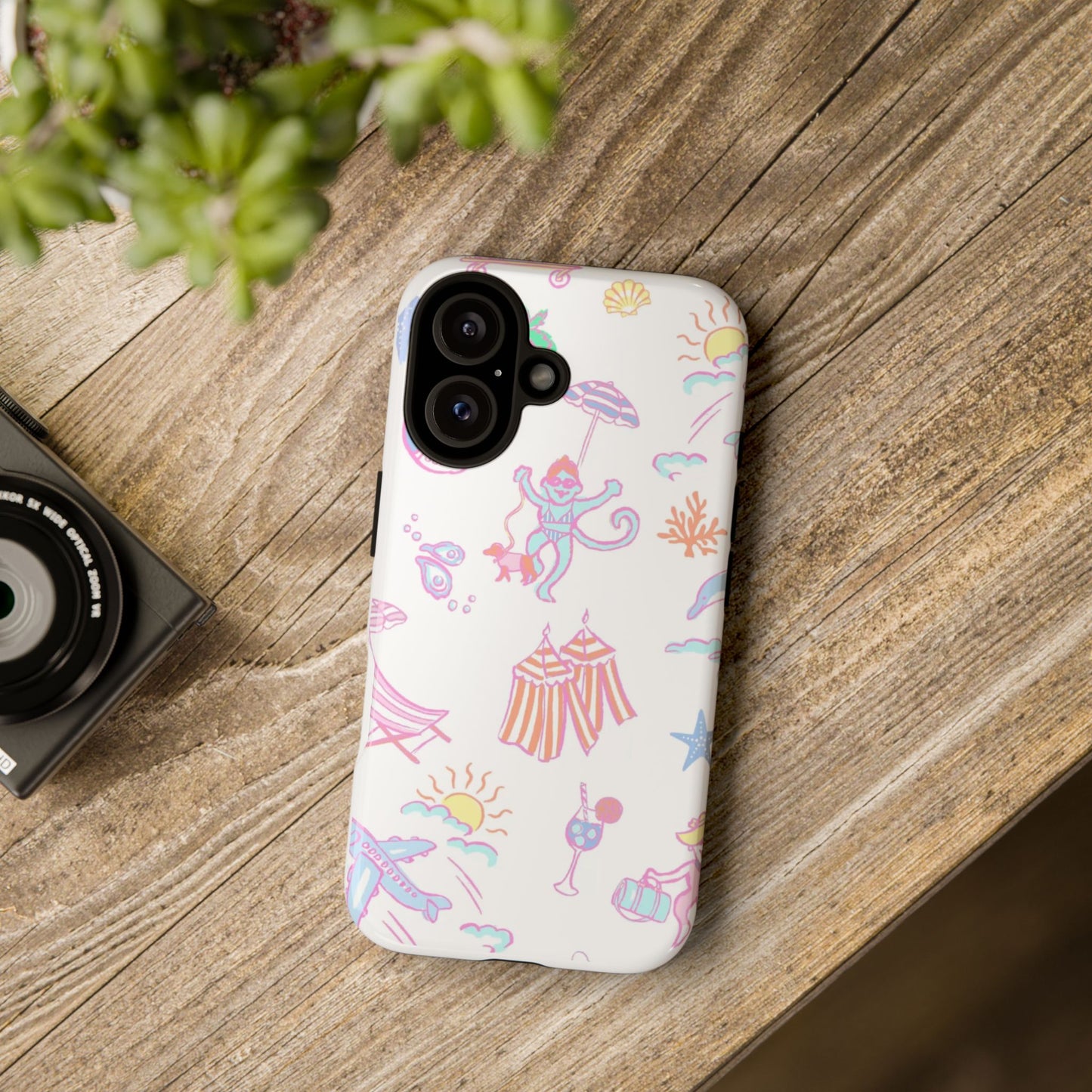 Cabana Monkey Phone Case — Tropical Monkey Phone Cover