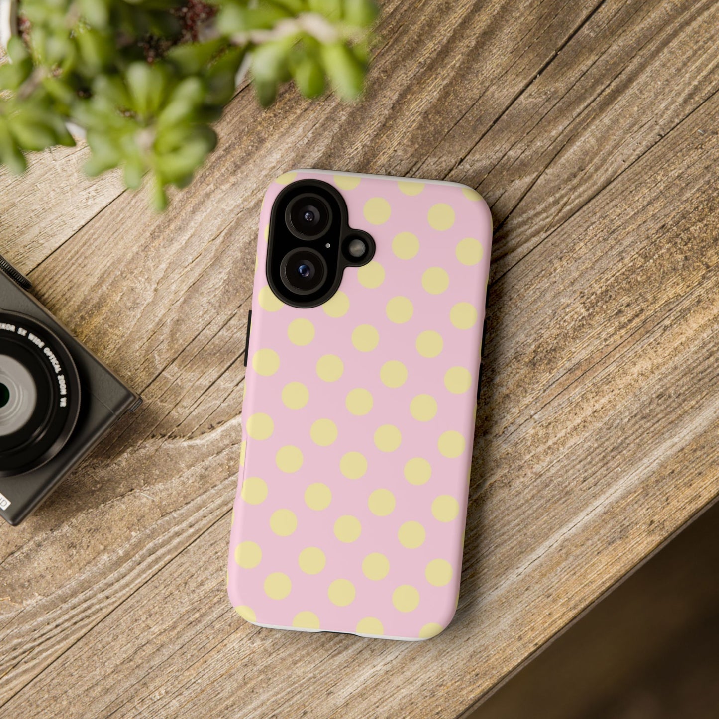 Sunset Polka Dot Phone Case — Colorful Retro Dot Sunset Phone Cover