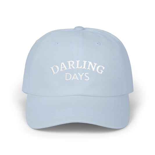 Darling Days Dad Cap — Light Blue Embroidered Baseball Hat