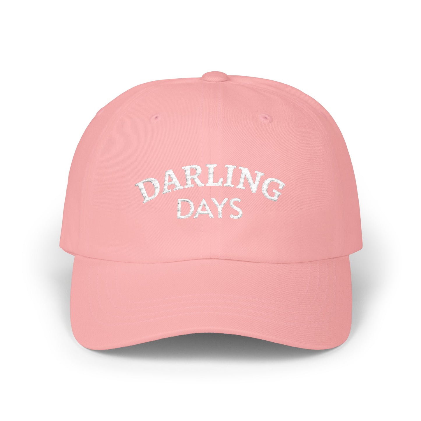 Darling Days Dad Cap — Light Blue Embroidered Baseball Hat