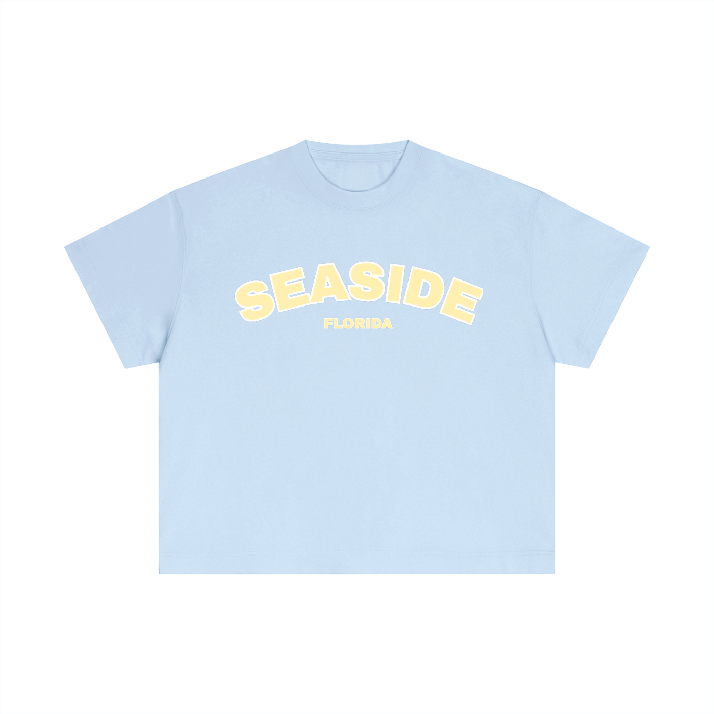 Yellow Seaside Boxy Tee