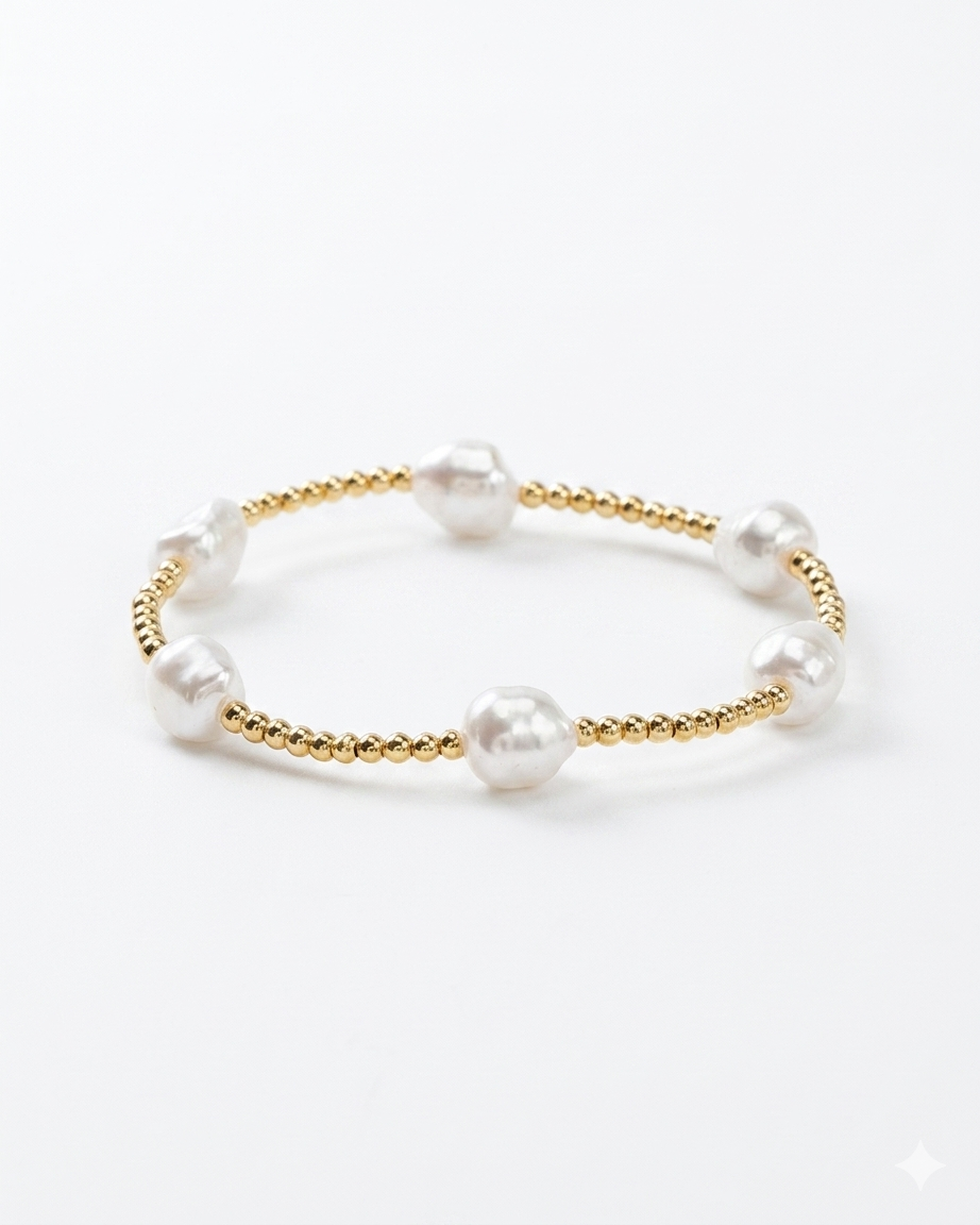 Coastal Bracelet Pearl 2mm