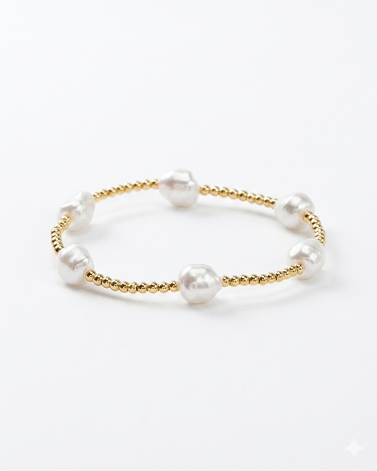 Coastal Bracelet Pearl 2mm