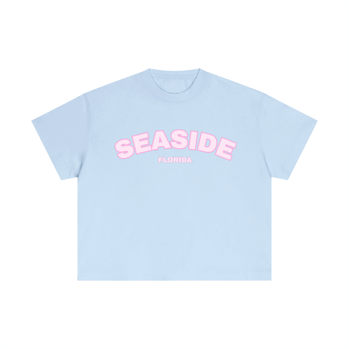 Pink Seaside Boxy Tee