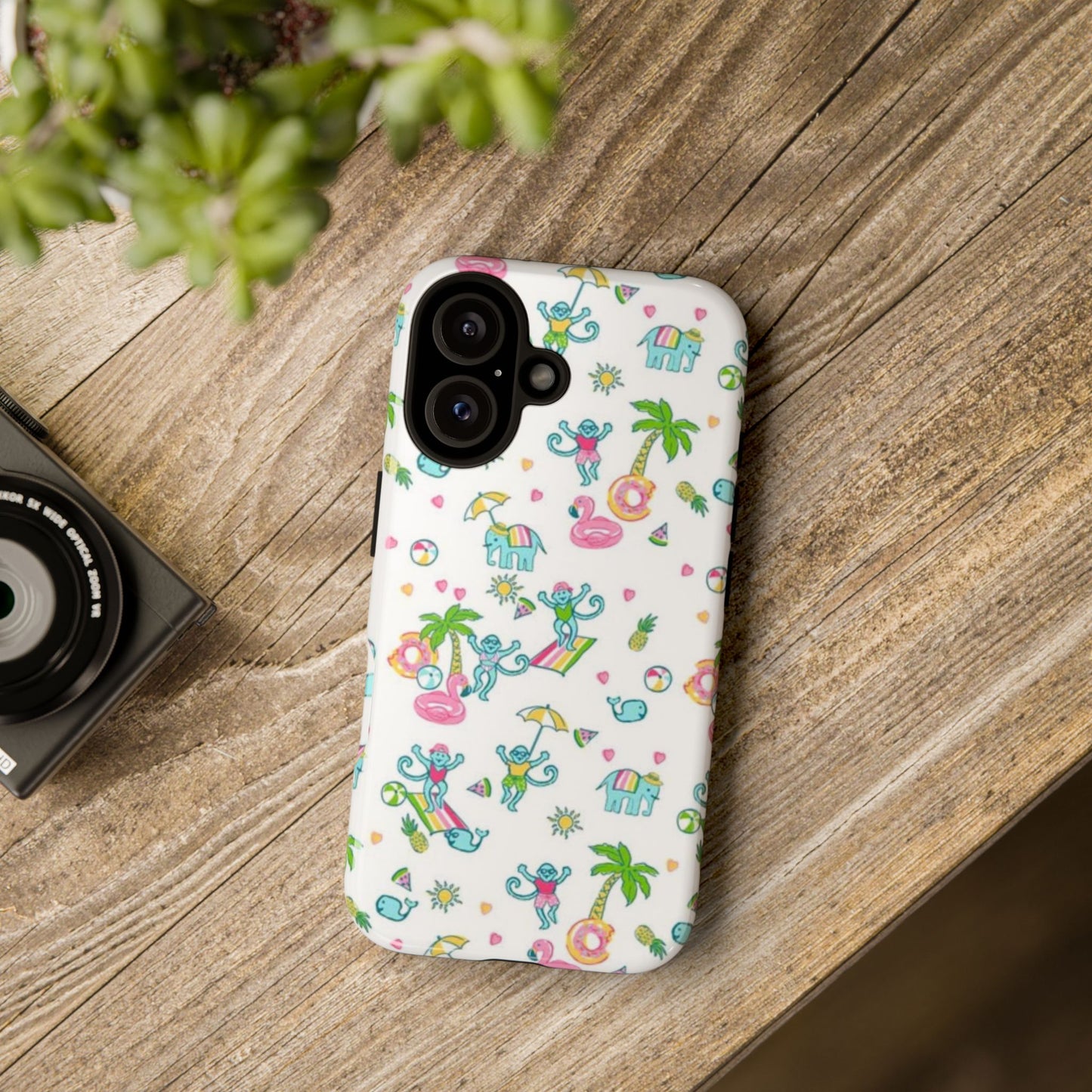 Summer Monkey Phone Case — Cute Tropical Monkey Phone Case