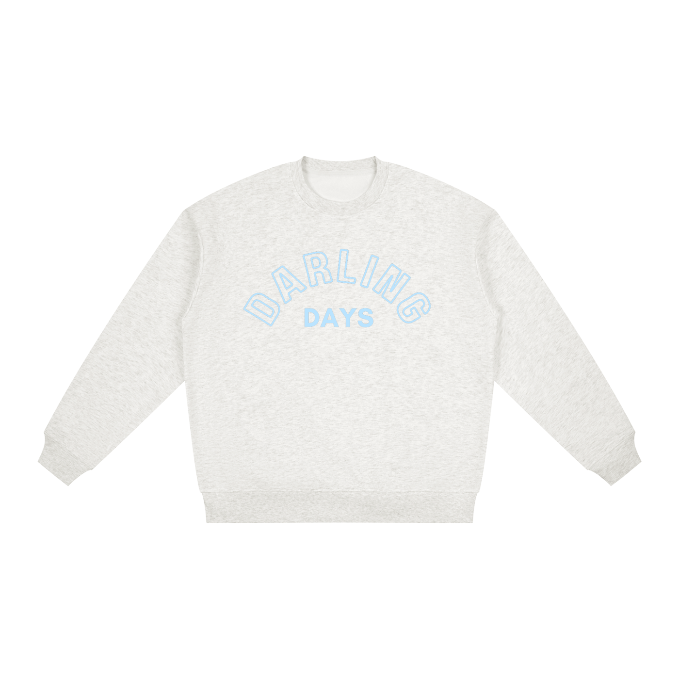 Oversized Drop Shoulder Crewneck Sweatshirt