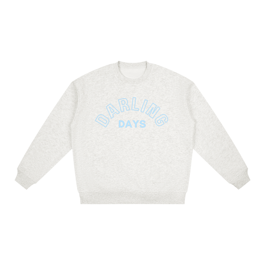 Oversized Drop Shoulder Crewneck Sweatshirt