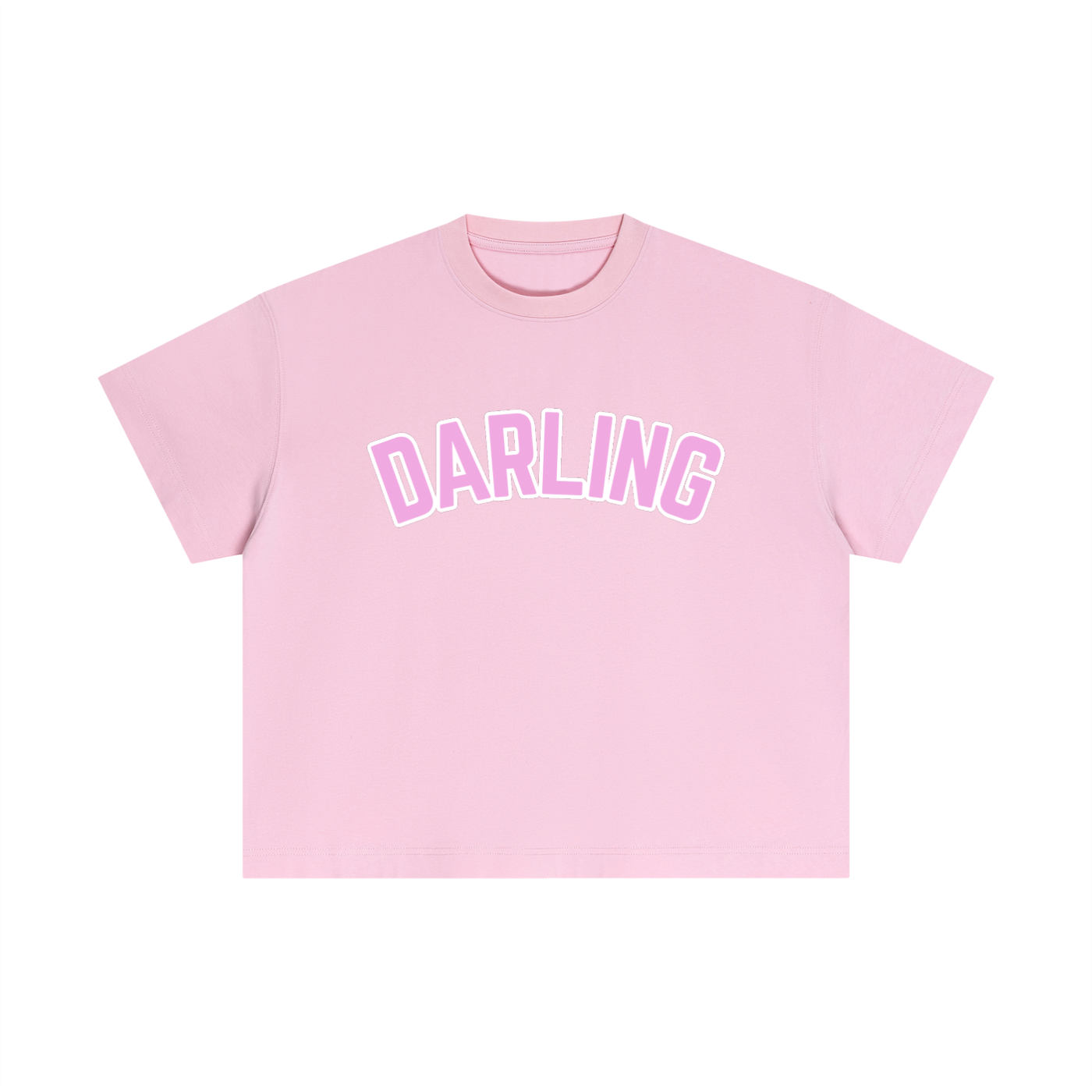 Darling Pink Boxy Tee