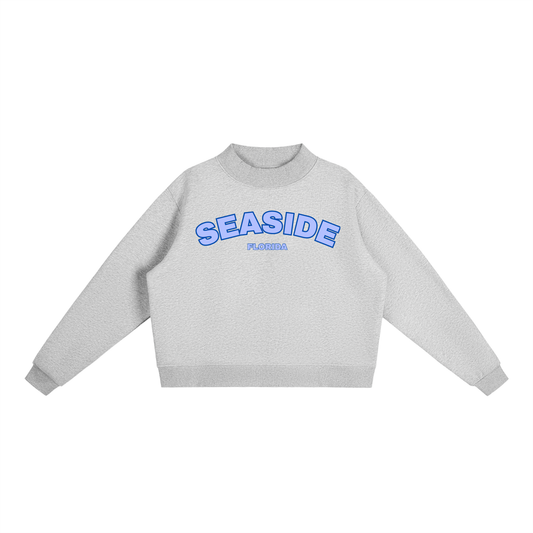 Ocean Seaside Fleece Mockneck