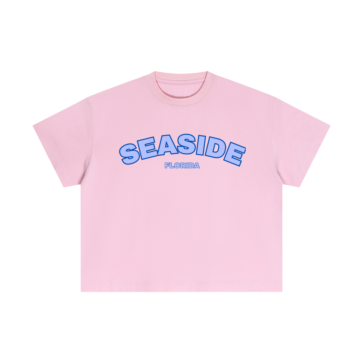 Blue Seaside Boxy Tee