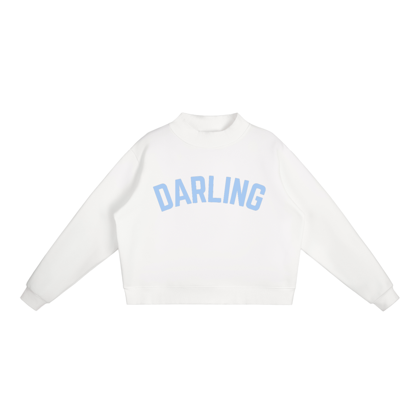 Light Blue Darling Mockneck