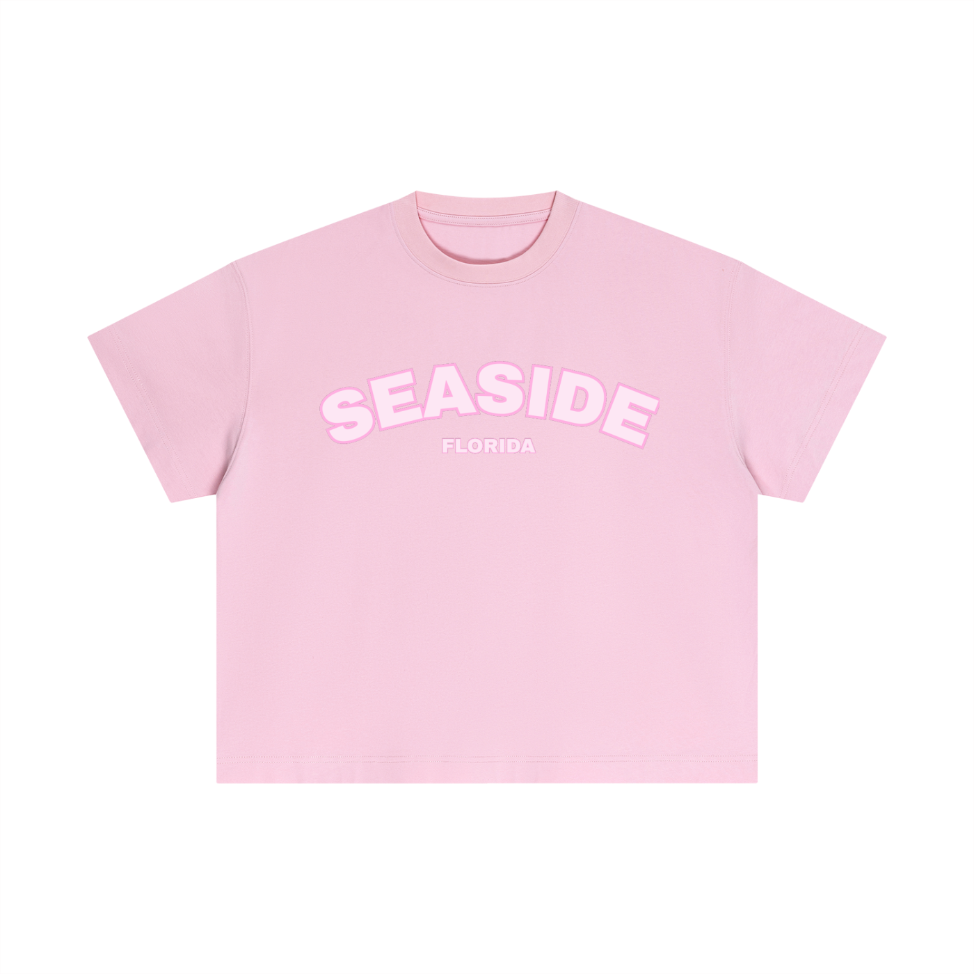 Pink Seaside Boxy Tee