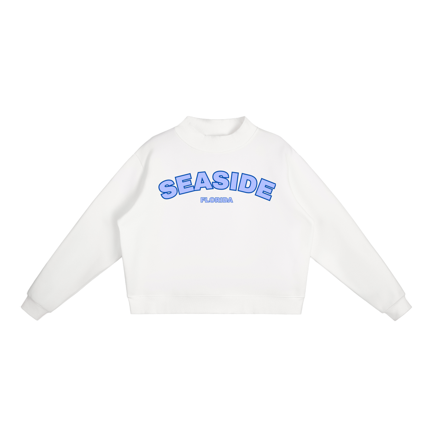 Ocean Seaside Fleece Mockneck