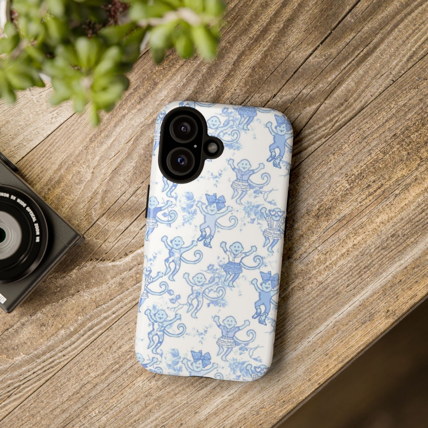 Blue Monkey Phone Case — 'Tough Cases' Stylish Protective Cover