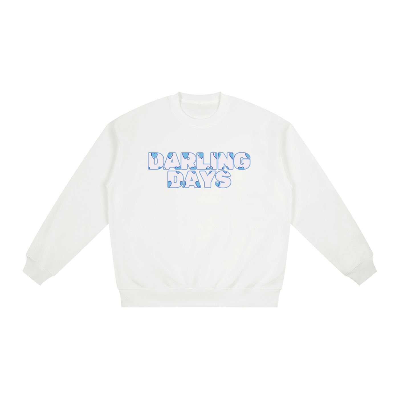 Darling Blue Hearts Crew