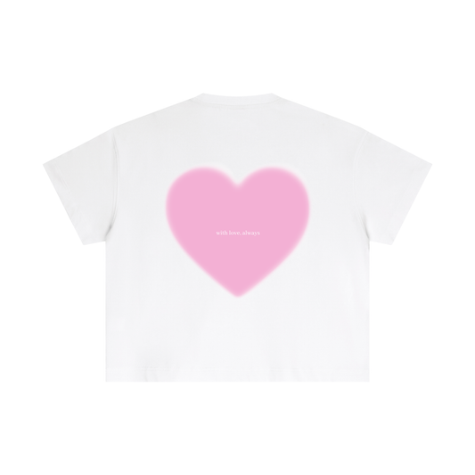 With Love Cotton Boxy T-Shirt