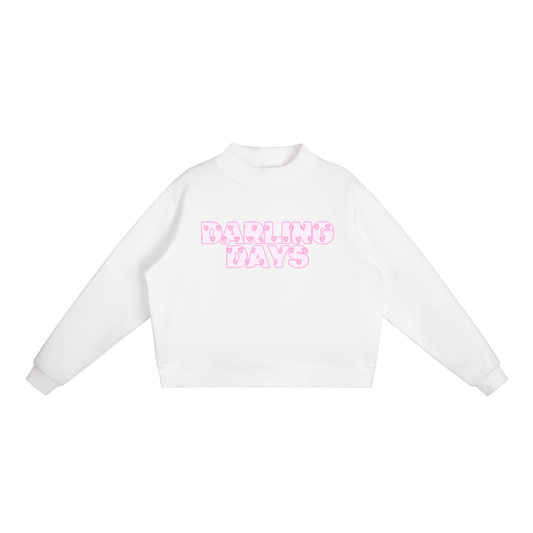 Darling Pink Hearts Mockneck