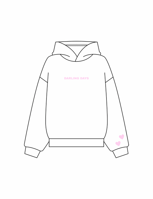 *SAMPLE SALE* Focus on the Good Hoodie in Marshmallow