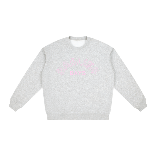 Oversized Drop Shoulder Crewneck Sweatshirt