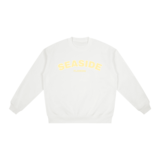 Yellow Seaside Oversized Crew