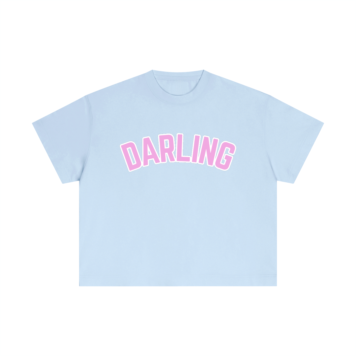 Darling Pink Boxy Tee