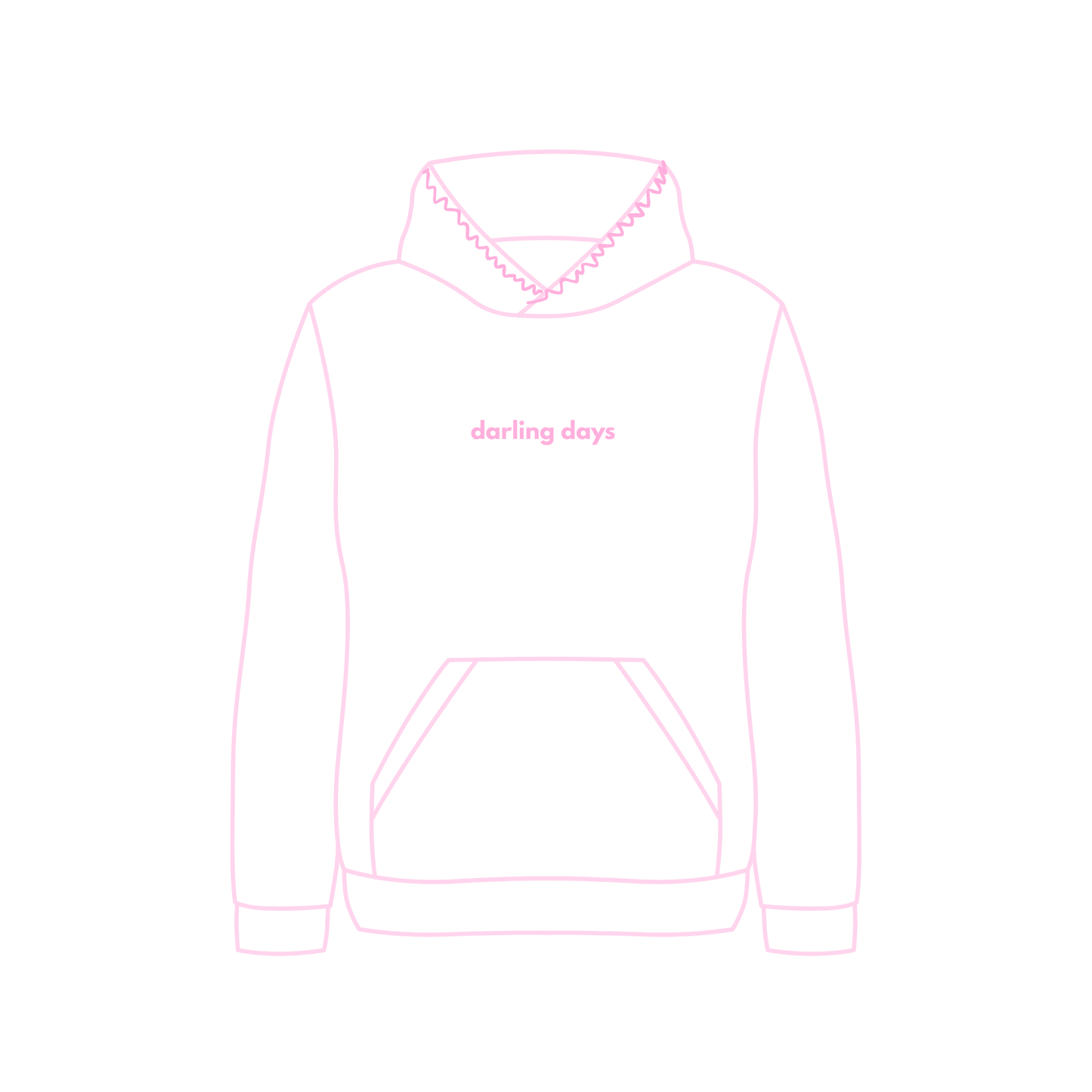 *SAMPLE SALE* With Love Hoodie in White