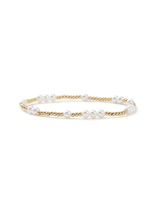 Happy Bracelet Pearl 3mm