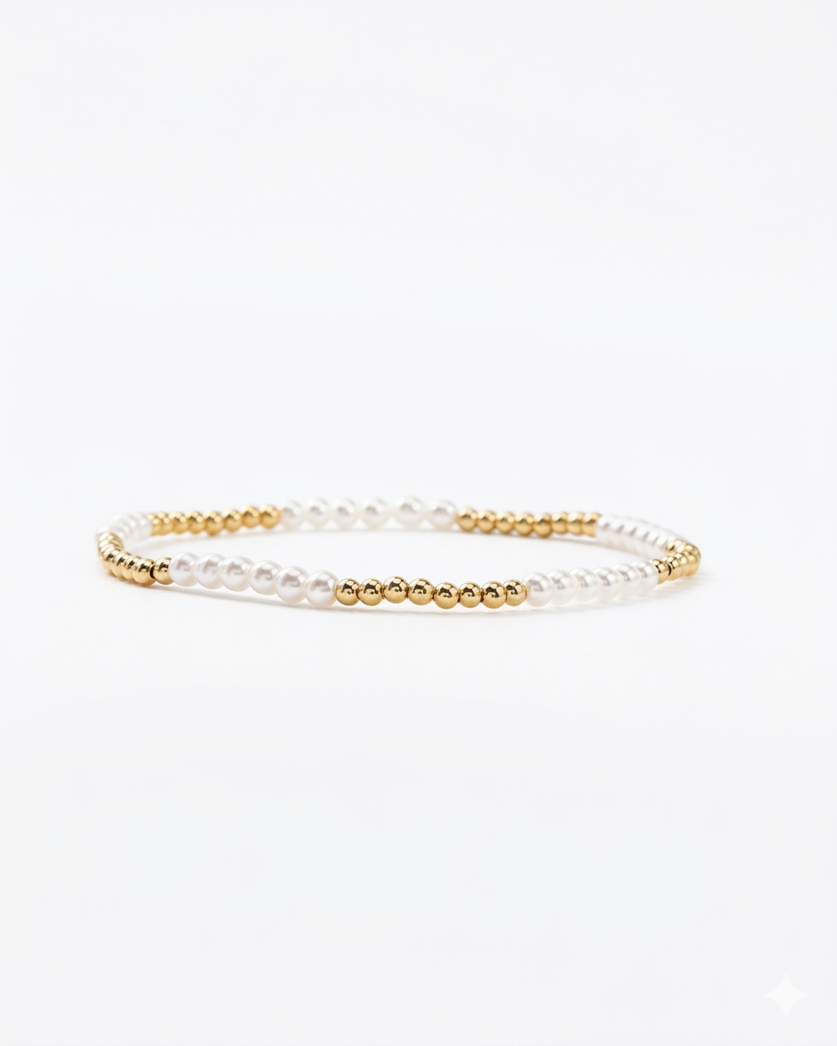 June Bracelet Pearl 2mm