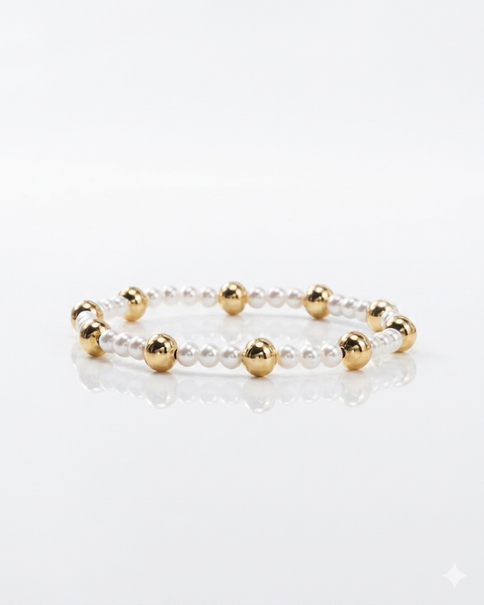 April Bracelet Pearl 4mm