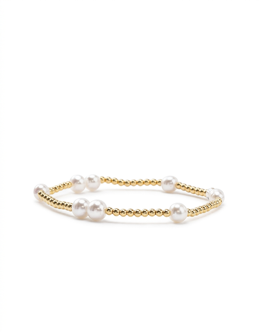 Happy Bracelet Pearl 4mm