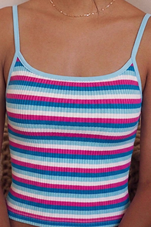 April Tank in Cotton Candy