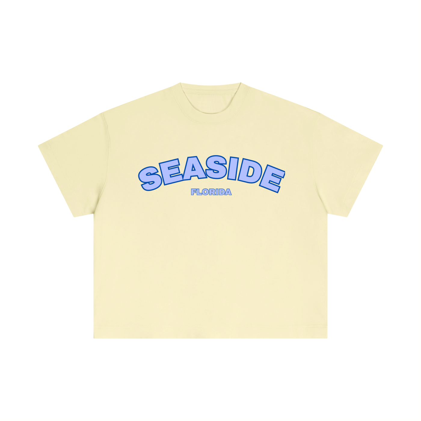 Blue Seaside Boxy Tee