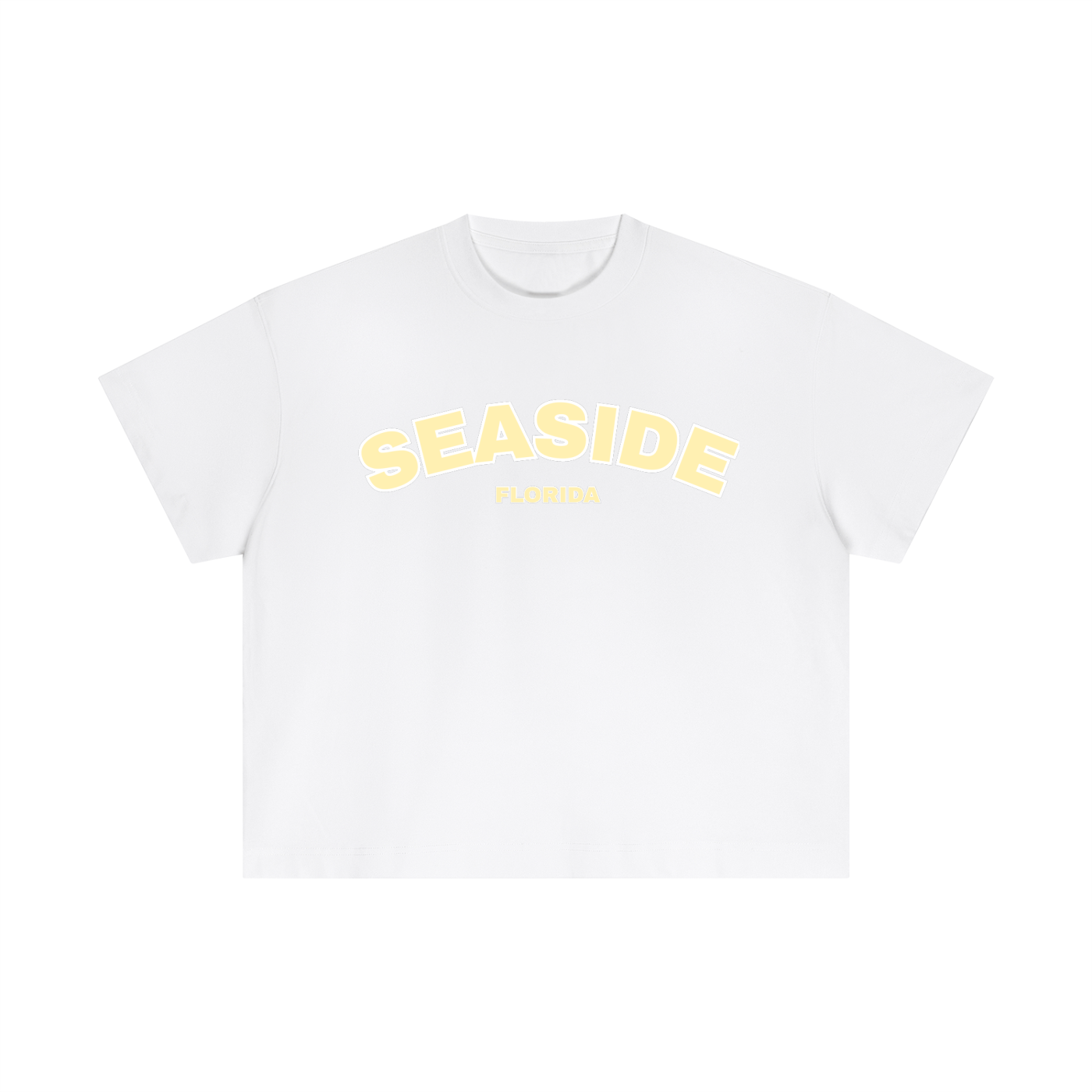 Yellow Seaside Boxy Tee