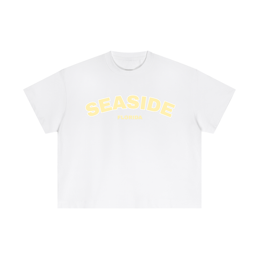 Yellow Seaside Boxy Tee