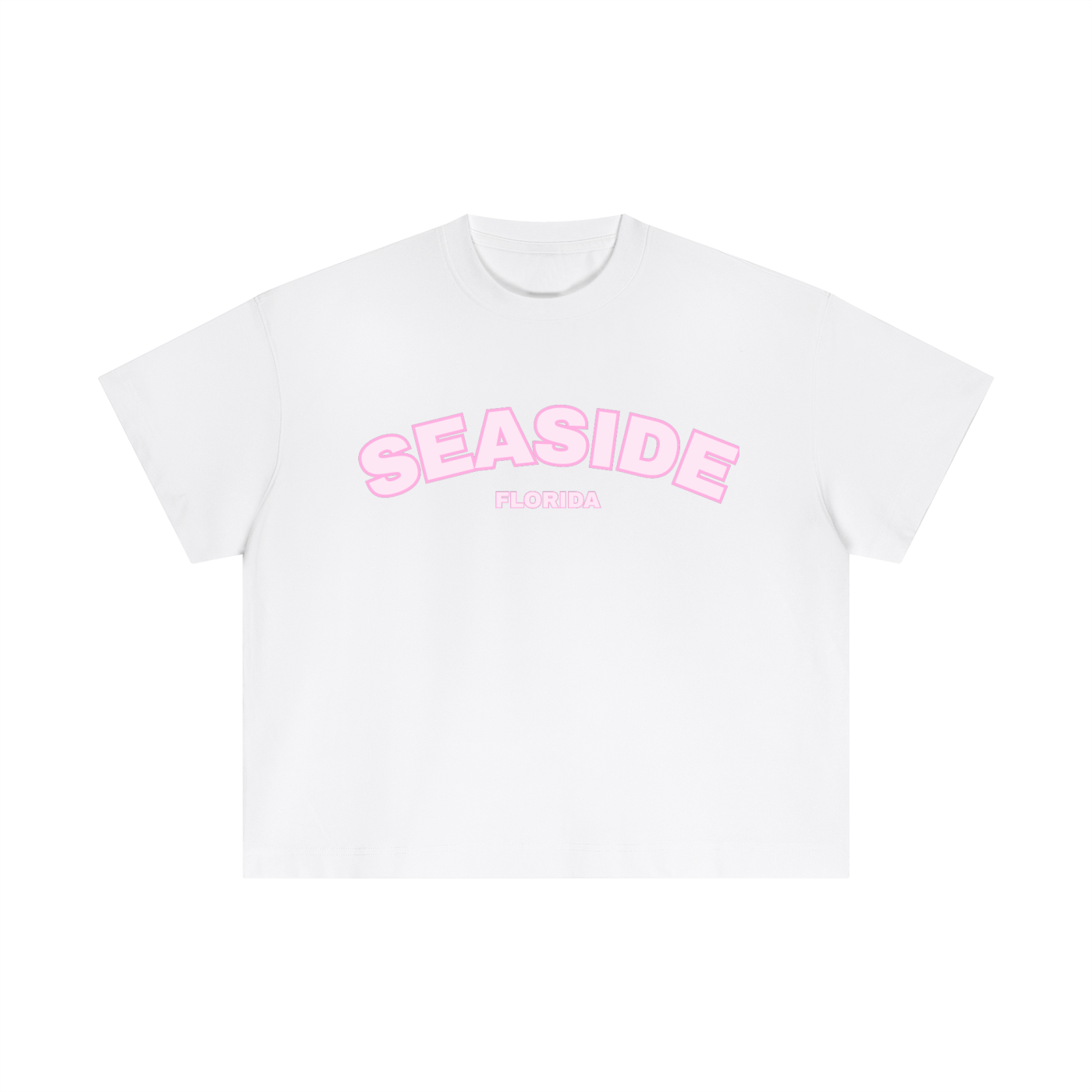 Pink Seaside Boxy Tee