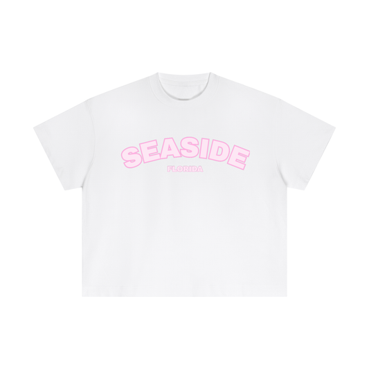 Pink Seaside Boxy Tee