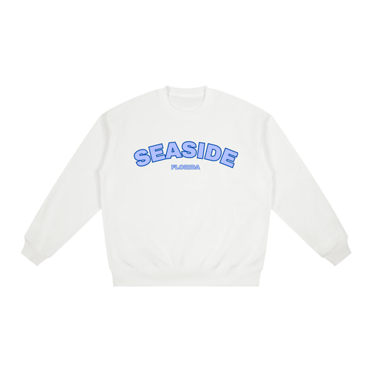 Blue Seaside Oversized Crew