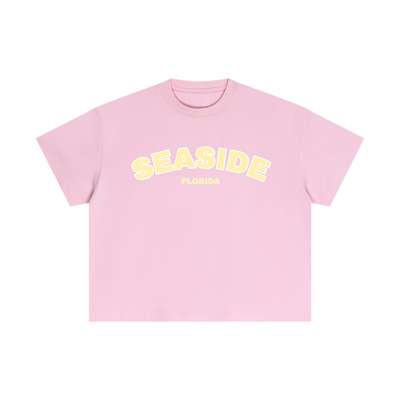 Yellow Seaside Boxy Tee