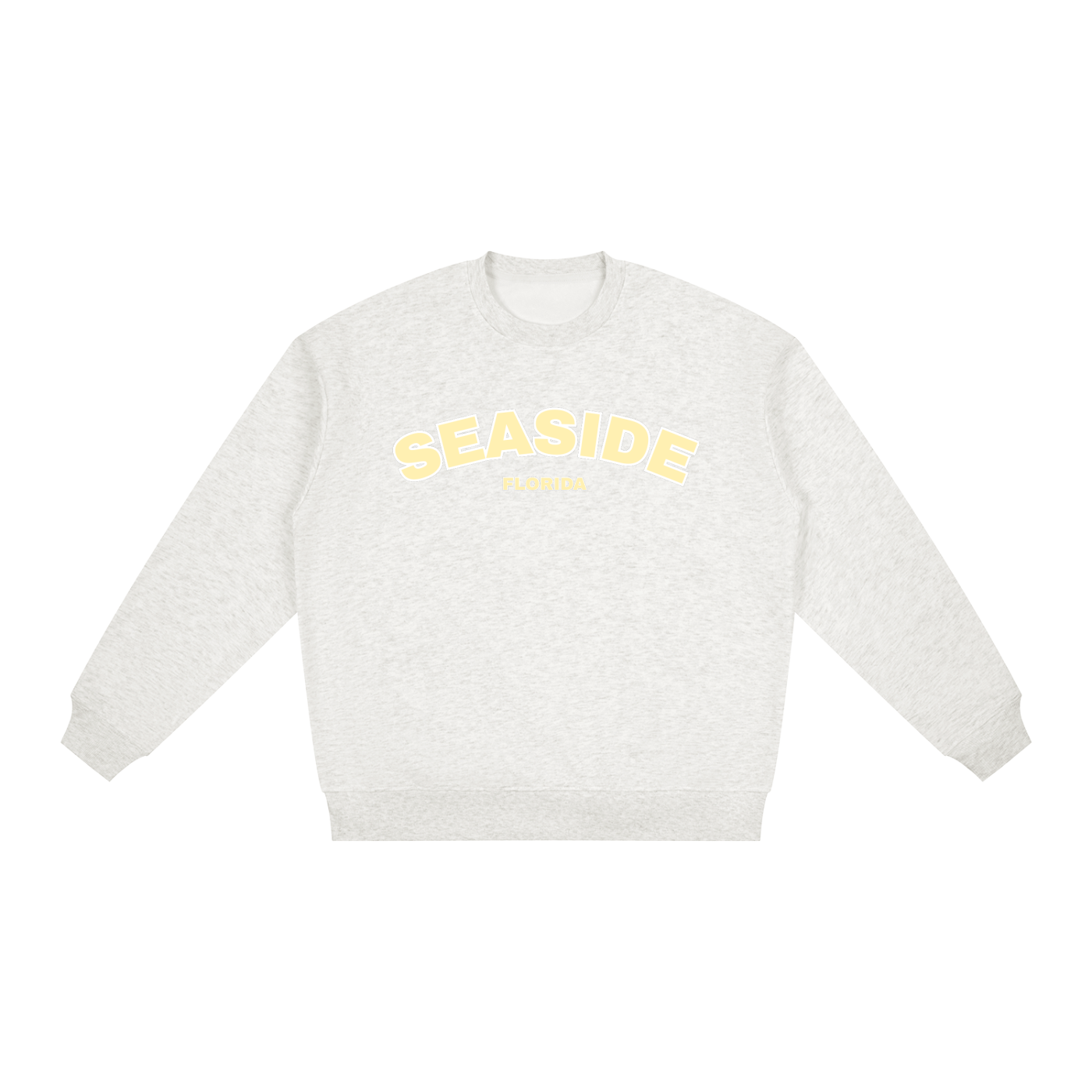 Yellow Seaside Oversized Crew