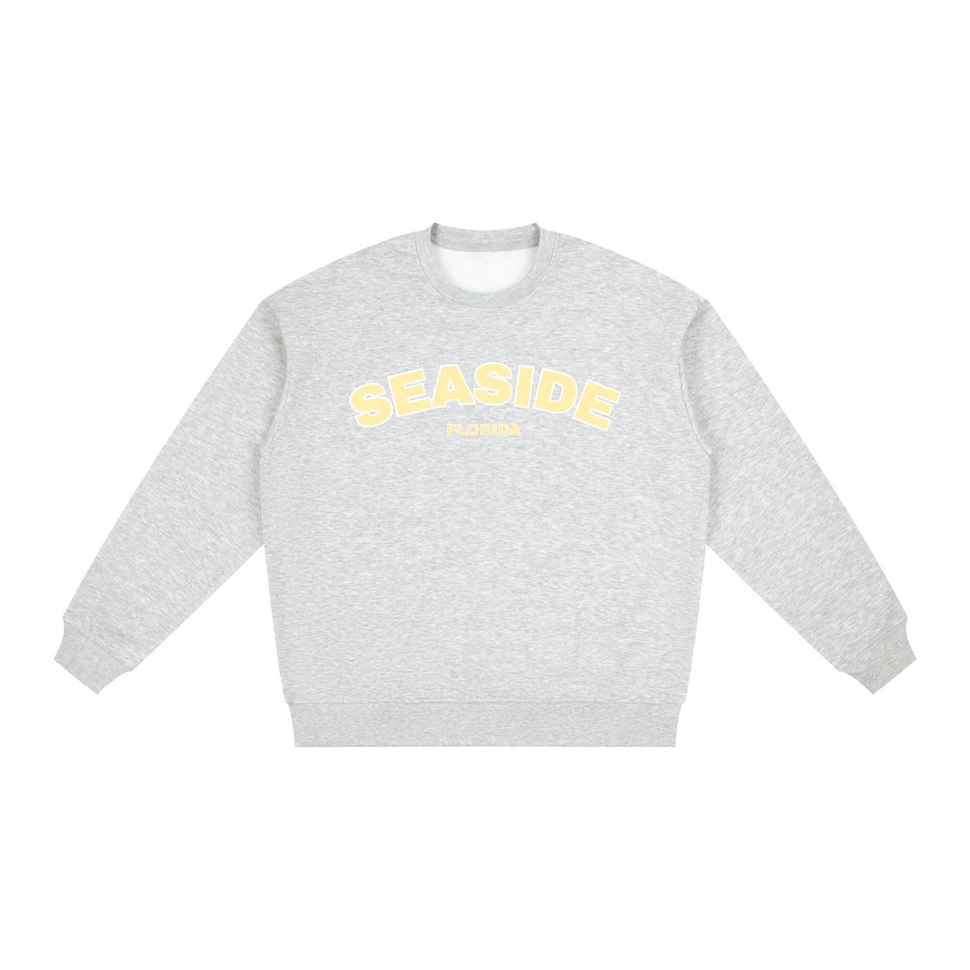 Yellow Seaside Oversized Crew