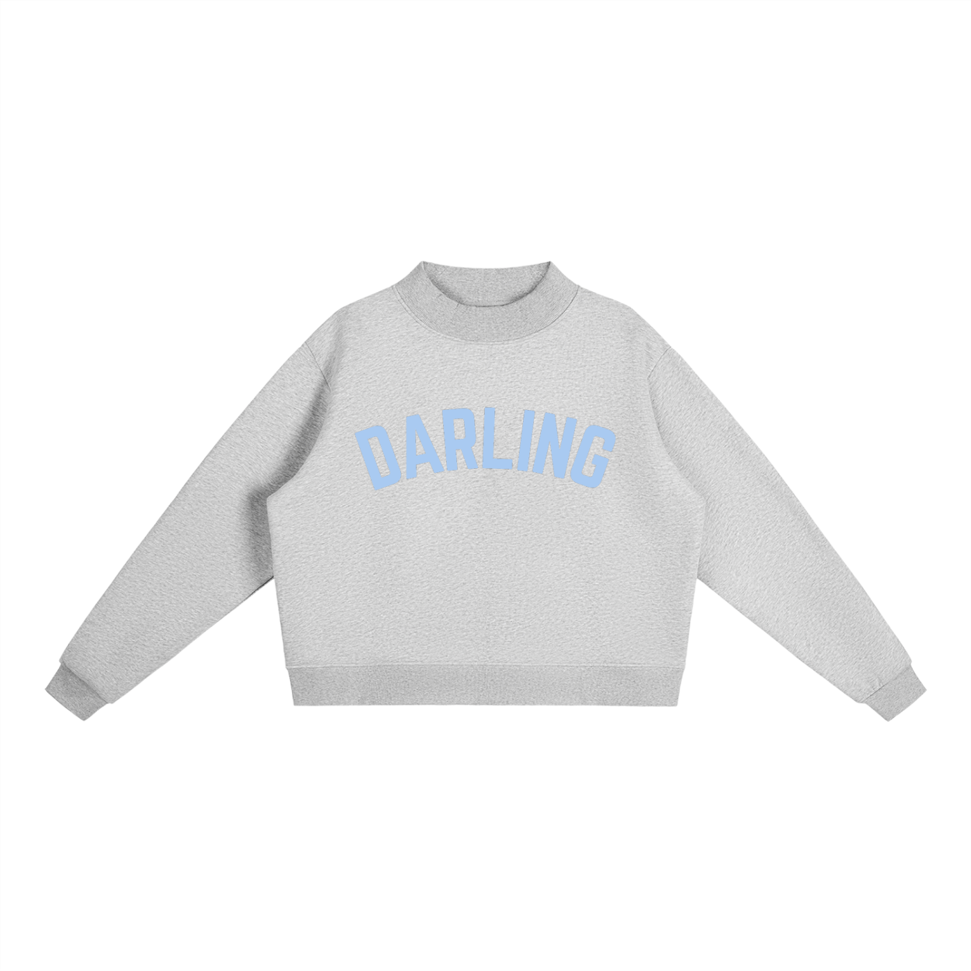Light Blue Darling Mockneck