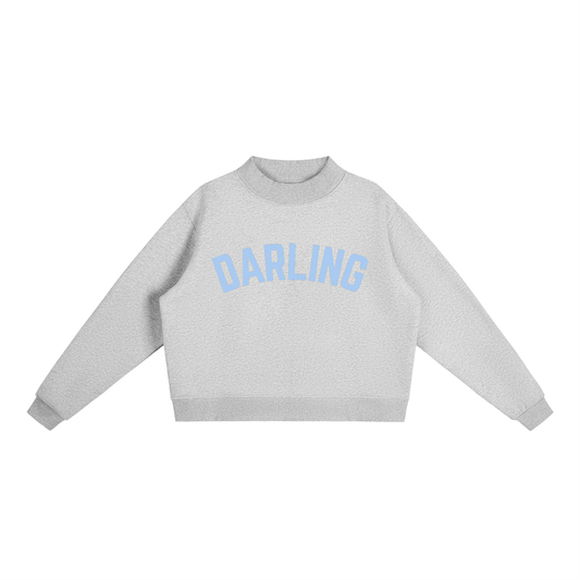 Light Blue Darling Mockneck