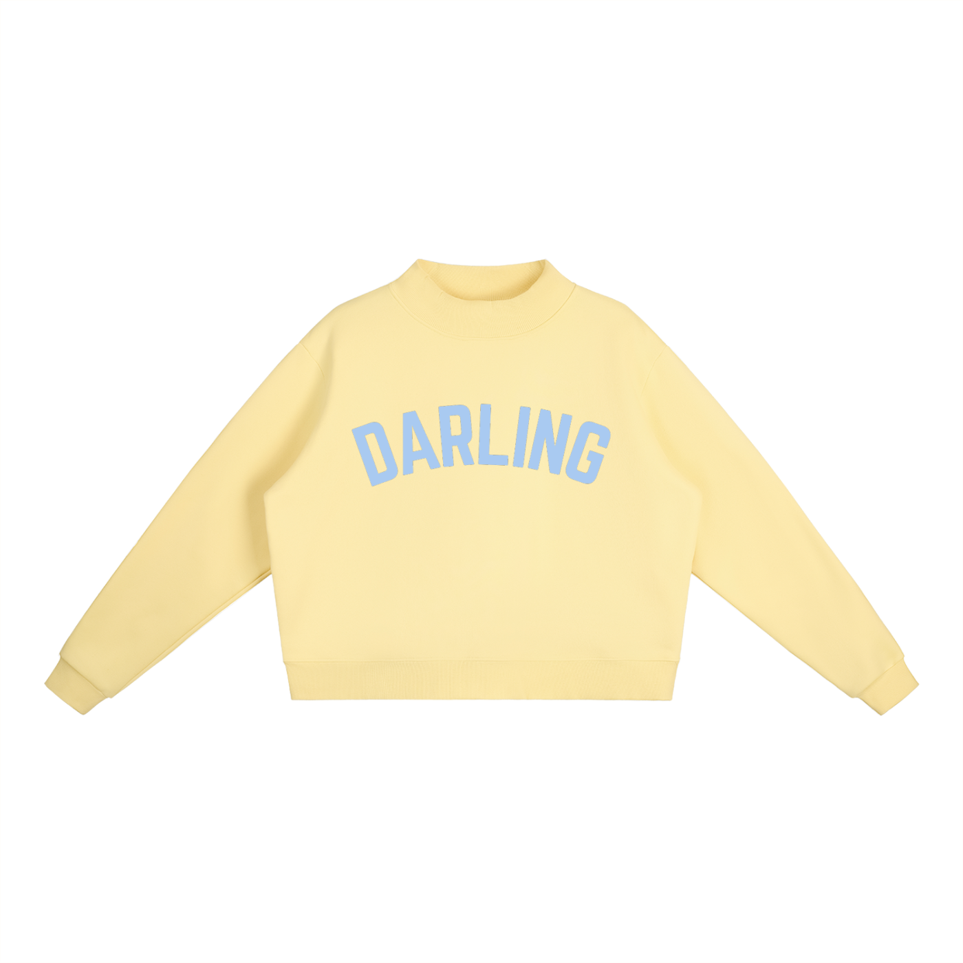 Light Blue Darling Mockneck